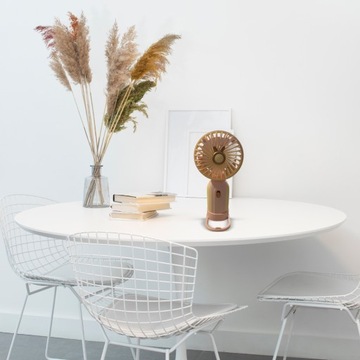 Rechargeable Mini Portable Fan MINI WENTYLATOR USB DO ŁADOWANIA - ŻÓŁTY Z R