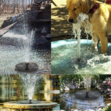 СОЛНЕЧНЫЙ ФОНТАН ДЛЯ ПРУДА, ПЛАВАЮЩИЙ НАСОС