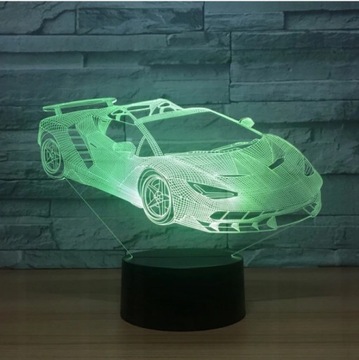 Светодиодный ночник 3D CAR Lamborghini