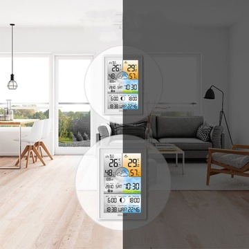 БЕСПРОВОДНАЯ ПОГОДНАЯ СТАНЦИЯ ГИГРОМЕТР НАРУЖНЫЙ ТЕРМОМЕТР ДАТЧИК ПОГОДЫ