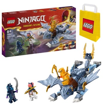 LEGO NINJAGO Smoczątko Riyu 71810 Mały Smok Wojowniczy Ninja + Torebka