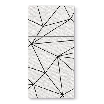 KIESZONKI NA SZTUĆCE GEOMETRIC 10X20CM 25SZT.