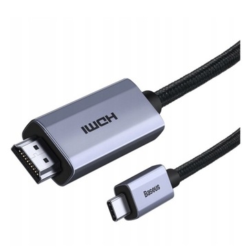 Kabel Baseus High Definition Series HDMI - USB typ C 2 m