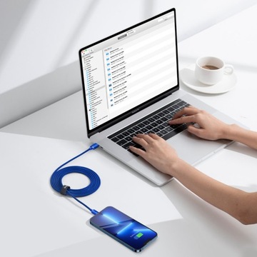 КАБЕЛЬ BASEUS FAST USB-C — LIGHTNING ДЛЯ iPhone Ipad 20 Вт ПРОЧНЫЙ КАБЕЛЬ 2 м