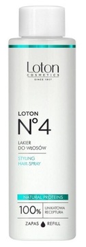 ZAPASOWY LAKIER DO WŁOSÓW 125 ML LOTON 4