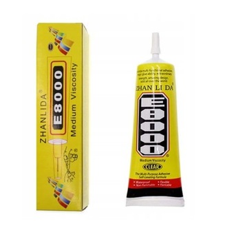 KLEJ E8000 DO WYŚWIETLACZY EKRANÓW SYNTETYCZNY MONTAŻOWY USZCZELKA 25ml