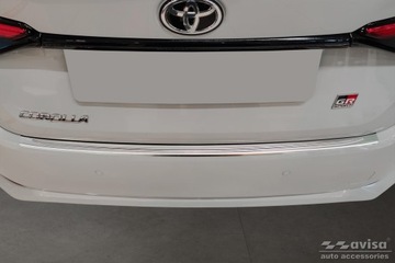 Накладка на задний бампер Toyota Corolla 12 Sedan