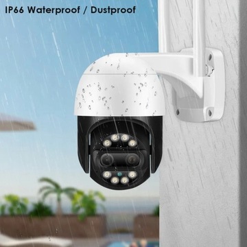 ВРАЩАЮЩАЯСЯ НАРУЖНАЯ IP-КАМЕРА WIFI 8X ZOOM 8MPx 4K