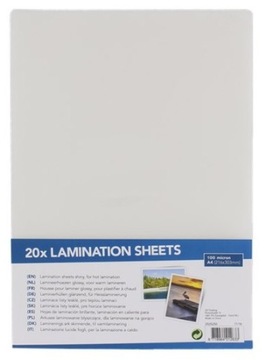 Folia do laminowania A4 format SHEETS 20 szt zestaw ZWY