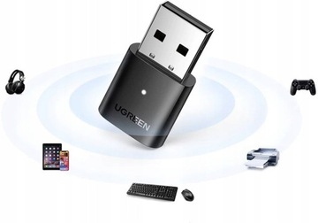 Адаптер-концентратор Ugreen USB-приемник Bluetooth 5.0