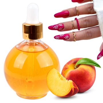 Isabellenails Oliwka do skórek i paznokci manicure odżywka Brzoskwinia 75ml