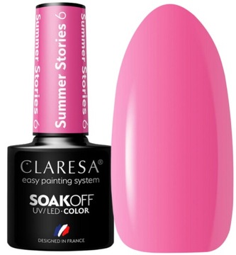 НАБОР ЛАКОВ ДЛЯ НОГТЕЙ CLARESA SUMMER STORIES ГИБРИДНЫЕ ЛАКИ ДЛЯ НОГТЕЙ