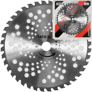 ДИСК YATO ДЛЯ БЕНЗИНОВОГО BRITCHER 255 мм WIDIOWA WEDS