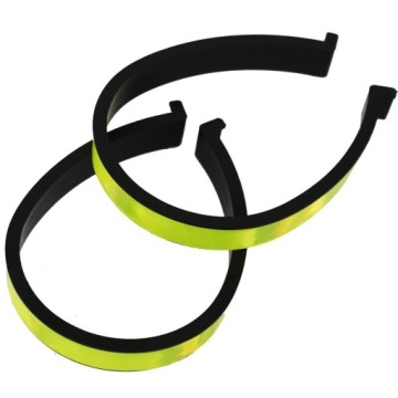 2 x OPASKA ODBLASKOWA ELASTYCZNA OSTRZEGAWCZA NA BUTY I NOGAWKI XQMAX