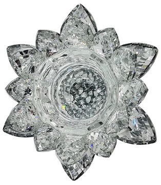 ПОДСВЕЧА-СВЕЧА GLAMOUR CRYSTAL LOTOS LH29302A