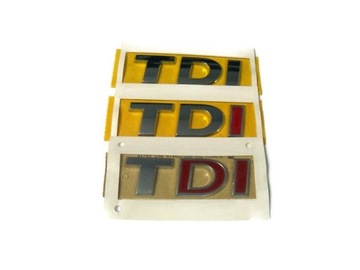 ZNACZEK LOGO NAPIS LITERKI LITERY VW AUDI SKOD TDI