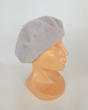 33 БЕРЕТ FEZKO СВЕТЛО-СЕРЫЙ размер 10,5 дюйма, маленький