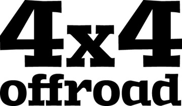 Naklejka na auto 4x4 4 x 4 offroad