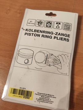 BGS 8374, Щипцы для поршневых колец | 40–100 мм
