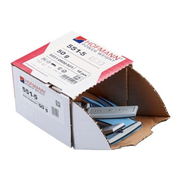 Ciężarek klejony ciężarowy Typ 551 - 50g