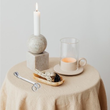 Триммер для фитиля, свечной резак, рукоять из нержавеющей стали