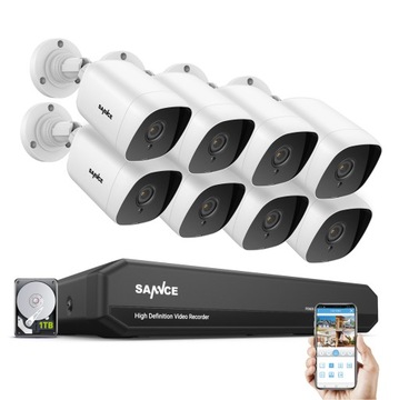 SANNCE 16-kanałowy system nadzoru 1080p -1TB