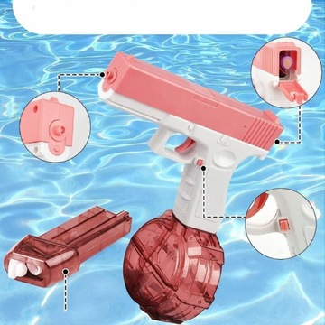 АВТОМАТИЧЕСКИЙ ЭЛЕКТРИЧЕСКИЙ ВОДЯНОЙ ПИСТОЛЕТ GLOCK 9м ВОДЯНОЙ ПИСТОЛЕТ GLOCK