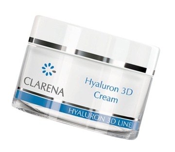 Krem nawilżający do twarzy Clarena Hyaluron 3D dzień i noc 50 ml