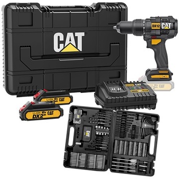 Wkrętarka udarowa CAT DX12 18V 65Nm + Akcesoria