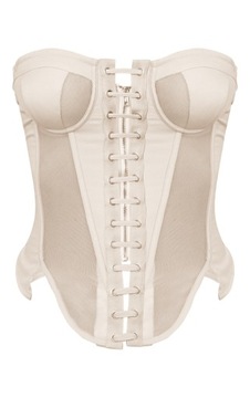 PRETTYLITTLETHING GORSET DAMSKI BEŻOWY 34 1EKB