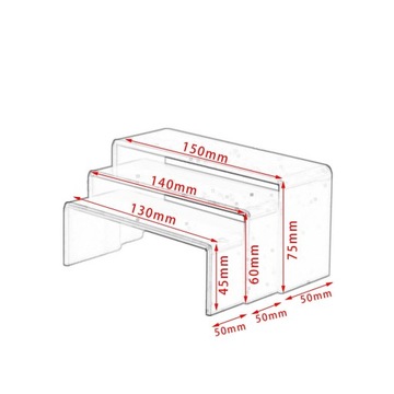 Акриловые подставки для демонстрации акриловой полки, прозрачная подставка