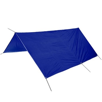 ТОЛСТЫЙ СИНИЙ БРЕЗЕНТ, УСИЛЕННОЕ ПОКРЫТИЕ, 10х10м.