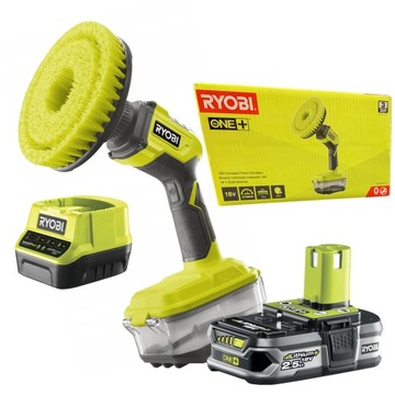 ВРАЩАЮЩАЯСЯ ЩЕТКА ДЛЯ СТИРКИ 18 В Ryobi ONE+ R18CPS+АККУМУЛЯТОР 2,5 Ач