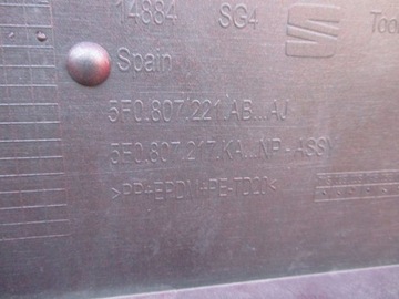 ПЕРЕДНИЙ БАМПЕР SEAT LEON III LIFT 5F FR 16 - СПРЕЙ