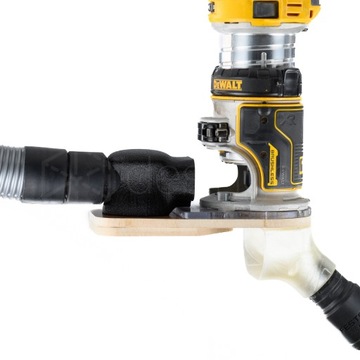 Адаптер нижнего всасывания для аккумуляторной фрезерной машины DEWALT DCW604 DCW600 и т. д. 18 В Ø35