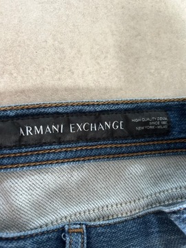 Armani Exchange spodnie Slim rozm 36-34 pas 98 cm