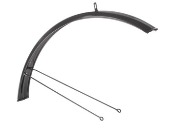 ВЕЛОСИПЕДНЫЕ КРЫЛЬЯ 26 MTB 55MM 550 + ЧЕРНЫЕ ОПОРЫ