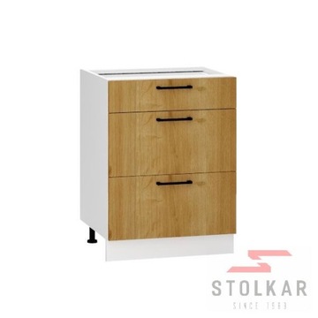 Szafka kuchenna dolna BONO D60S/3 kolory Szuflady