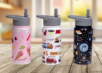 KUBEK TERMICZNY DZIECIĘCY TERMOS NA NAPOJE DLA DZIECI 480ml KAMILLE
