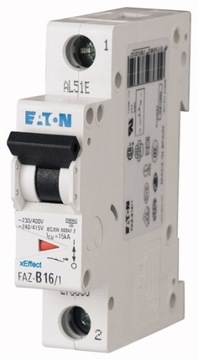 FAZ-B10/1 Wyłącznik nadprądowy 15kA B10A 1P 278531