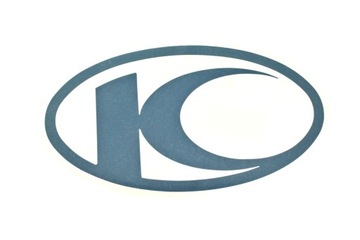 EMBLEMAT NAKLEJKA DUŻA 23X13 CM NIEBIESK