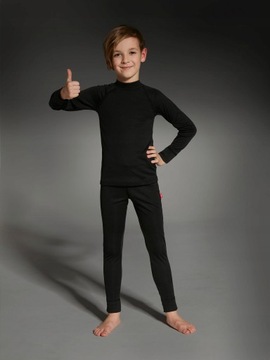 BIELIZNA TERMOAKTYWNA TERMICZNA DZIECIĘCA OCIEPLANA KOMPLET 164 DAWI