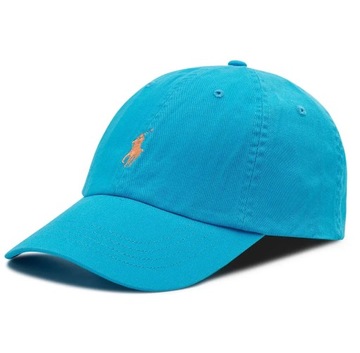 Синяя бейсболка с логотипом POLO RALPH LAUREN