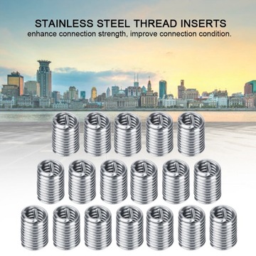 100X РЕЗЬБОВЫЕ РЕМОНТНЫЕ ПРУЖИНЫ M2X0.4 2.5D HELICO