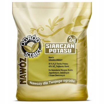SIARCZAN POTASU 2KG NAWÓZ GRANULOWANY WARZYWA DRZEWA