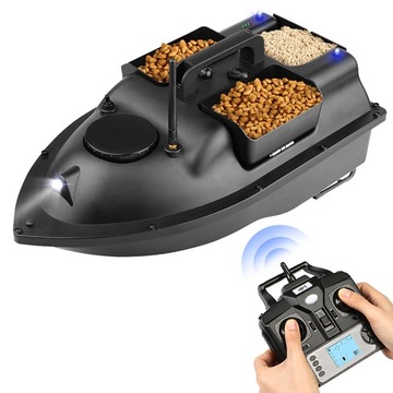 GPS Łódka zanętowa V18GPS 500m z automatycznego powrotu z 3 pojemnikami
