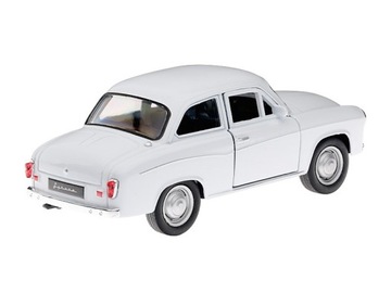 Model samochód osobowy Welly SYRENA 105 BIAŁY 1:34