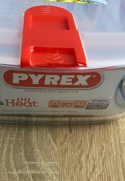 Прямоугольная форма для запекания Cook & Heat из пирекса, повреждена защелка