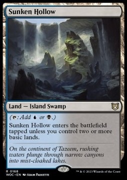 Sunken Hollow - dual land UB @@@