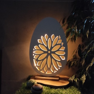 DEKORACJA WIELKANOC Jajko pisanka 39 x 25 cm LED